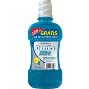 Enxaguante Bucal Dentics Sem Alcool Leve 500 Pague 350ml