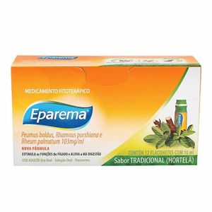 Eparema Tradicional Sol Oral Hortelã 12 Flaconetes 10ml