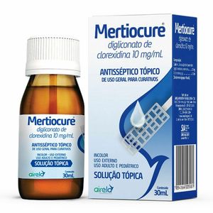 Mertiocure Solução Tópica Antisséptico 10mg/ml 30ml