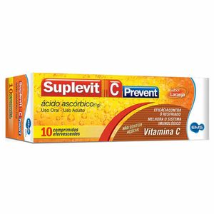 Suplevit C Prevent Efervescente Laranja 10 Comprimidos