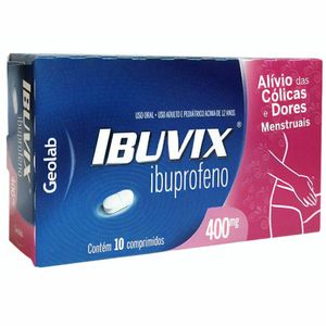 Ibuvix 400mg 10 Comprimidos