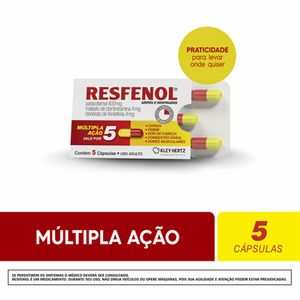 Resfenol 5 Cápsulas