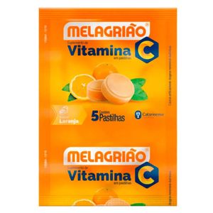 Melagrião Sabor Laranja 5 pastilhas com Açucar