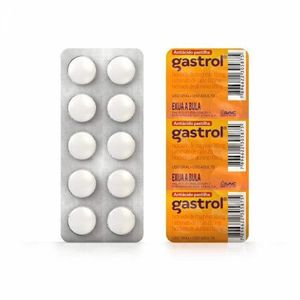 Gastrol Antiácido com 10 Pastilhas Mastigáveis