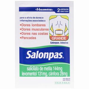 Emplastro Salompas Tamanho G com 2 unidades