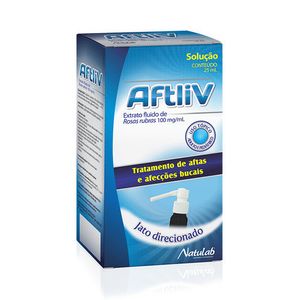 Aftliv Solução Bucal 100mg/mL 25mL