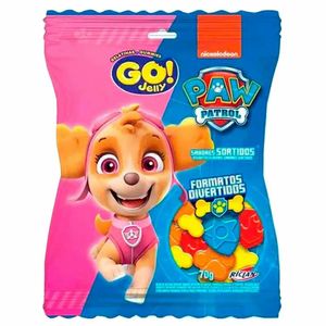 Bala de Gelatina Go Jelly Patrulha Canina 70g
