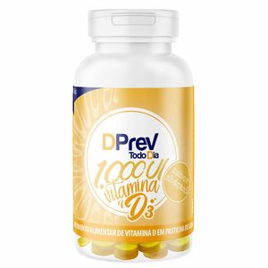 Vitamina D Dprev Todo Dia 1000UI Sabor Abacaxi 30 Gomas