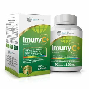 Imuny-C+ Imunidade Quality Pharma 60 Cápsulas
