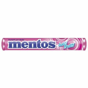 Bala Mentos Stick Tutti-Frutti 38g