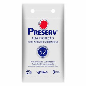 Preservativo Preserv Alta Proteção 3 Camisinhas