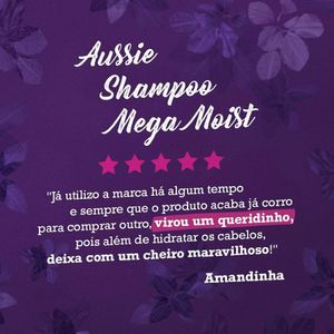 Kit Aussie Moist Shampoo 180ml + Creme de Tratamento 3 Minutos 236ml