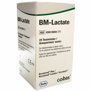 Tira Reagente Accusport BM-Lactate 25 unidades
