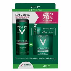 Normaderm Phytosolution Gel Limpeza Intens 300g +Refil 240g