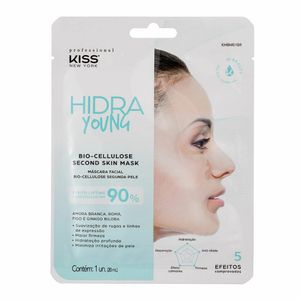 Kiss New York Hidra Young Máscara Facial Biocellulose