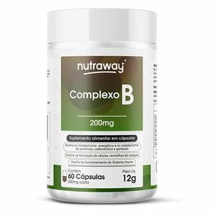 Complexo B NutraWay 200mg 60 Cápsulas