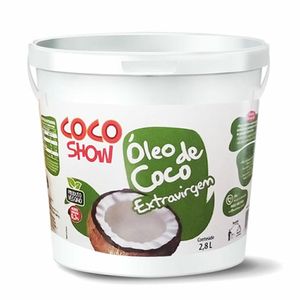 Coco Show Óleo de Coco Extra Virgem Copra 2,8L