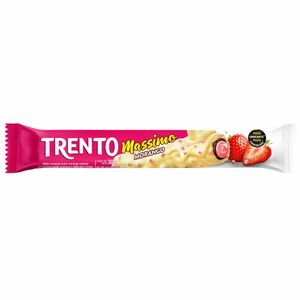 Trento Massimo Chocolate Branco e Morango Peccin 30g
