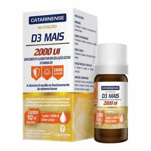 Vitamina D3 Mais 2000UI Catarinense 10ml