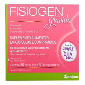 Fisiogen Grávida com 30 Cápsulas e 30 Comprimidos