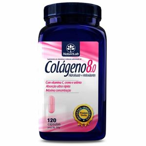 Colágeno 8.0 Hidrolisado e Antioxidantes 120 Cápsulas
