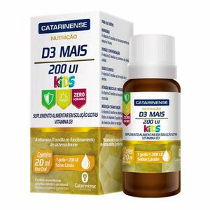 Vitamina D3 Mais 200UI Kids Catarinense 20ml