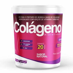 Colágeno Hidrolisado Sabor Natural Genisis Nutra 200g