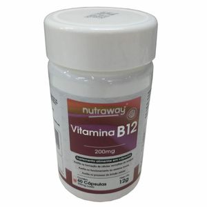 Vitamina B12 NutraWay 200mg 60 Cápsulas