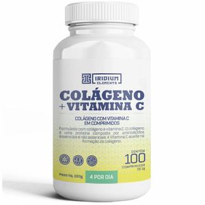 Colágeno +Vitamina C Iridium Elements 100 Comprimidos