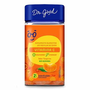 Vitamina C Dr. Good Tangerina 60 Gomas Mastigáveis
