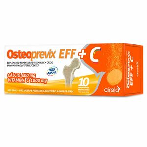 Osteoprevix EFF+C Efervescente Laranja 10 Comprimidos