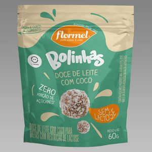 Doce Flormel Doce de Leite Zero Lactose Bolinhas 60g
