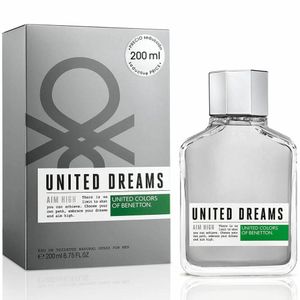 Benetton United Dreams Aim High EDT Perfume Masculino 200ml