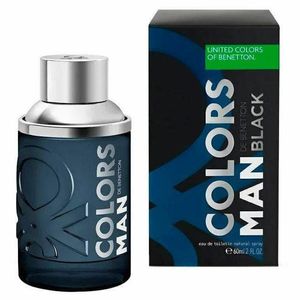 Benetton Colors Man Black EDT Perfume Masculino 60ml