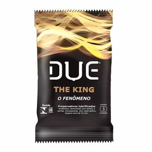 Preservativo Due The King 3 Camisinhas