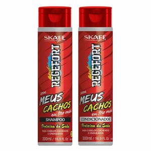 Skafe Regefort Com Meus Cachos Tiro Onda Shampoo+Cond 300ml