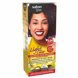 Salon Line Tonalizante de Cabelo Light Color-366 Bordea Prof