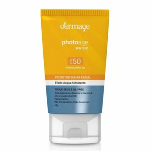 Protetor Solar Facial Dermage Photoage Water FPS50 40g