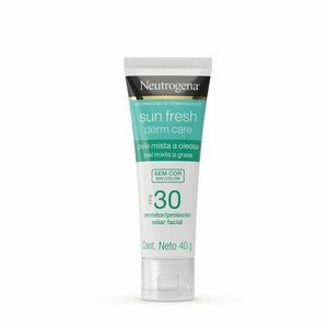 Protetor Solar Neutrogena Sun Fresh Oily Skin Sem Cor FPS30