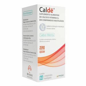 Caldê 1500mg + 400UI 60 Comprimidos Mastigáveis