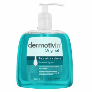 Sabonete Líq Dermotivin Original Fac Pele Oleosa Mista 300ml