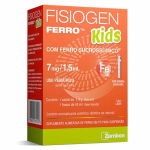 Fisiogen Ferro Kids Pó para Suspensão Oral 7mg/ml 45ml