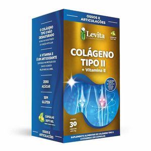 Colágeno Tipo 2+Vitamina E Levita Vitaminas 30 Cápsulas