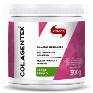 Colagentek Colágeno Hidrolisado Limão Vitafor Pote 300g