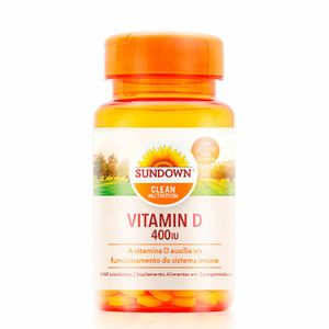 Vitamina D 400UI Sundown 100 Comprimidos
