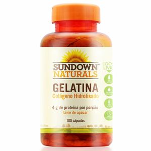 Gelatina Colágeno Sundown 565mg 100 Cápsulas