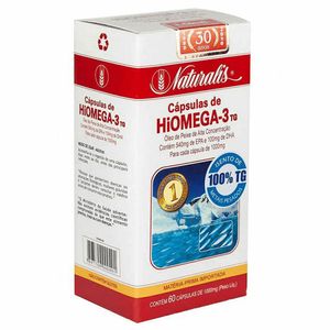HiOmega-3 Fish Oil Naturalis 1000mg 60 Cápsulas