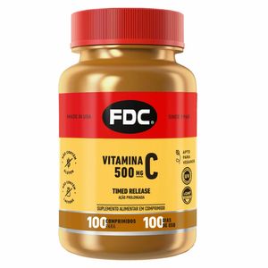 Vitamina C Ação Prolongada TR FDC 500mg 100 Comprimidos