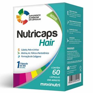 Nutricaps Hair Maxinutri 60 Cápsulas