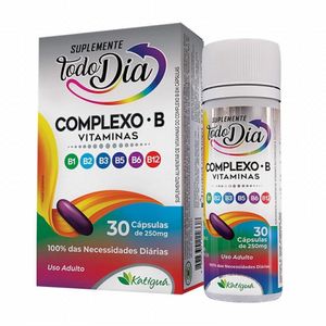 Suplemente Todo Dia Complexo B Katiguá 250mg 30 Cápsulas